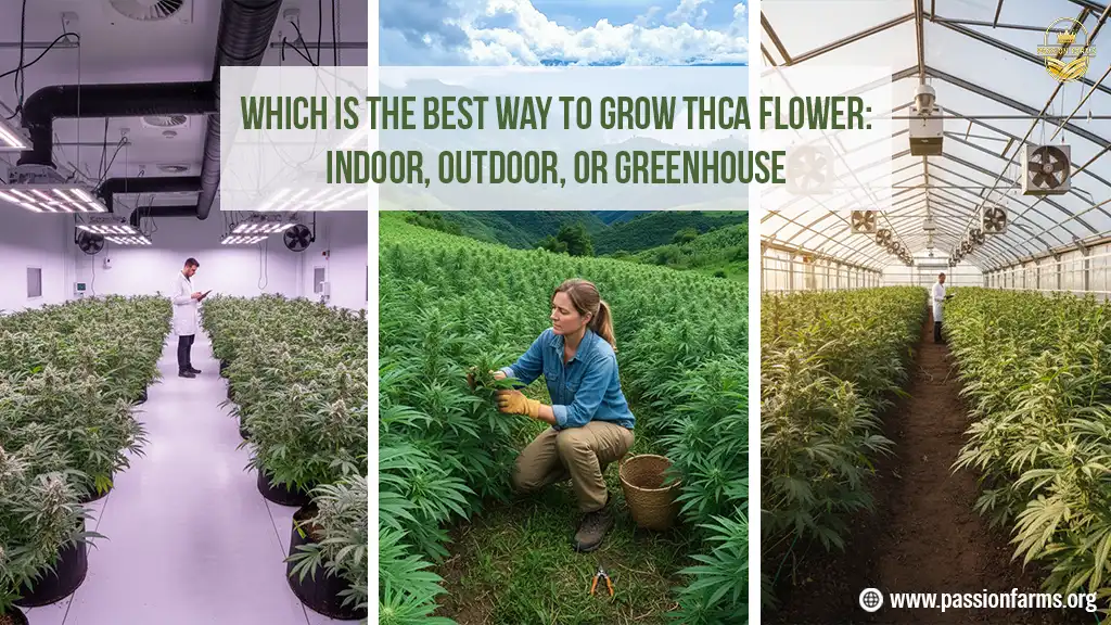 How to grow thca flower: indoor, outdoor, or greenhouse