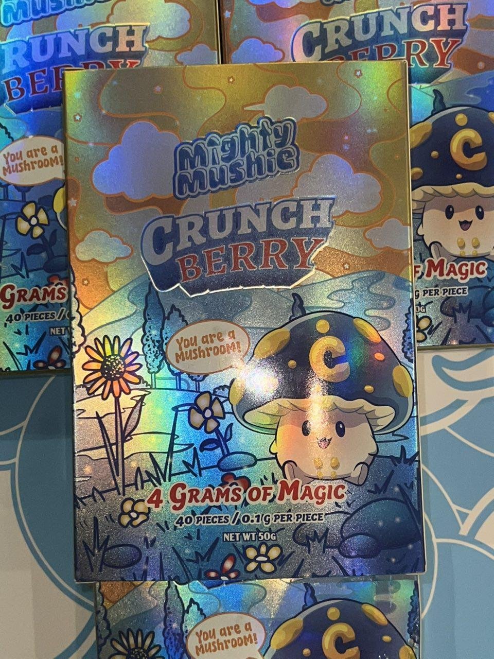 4G Mighty Mushi Crunch Berry Dutch Mushroom Chocolate