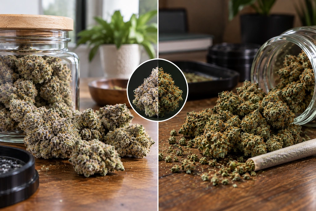 Is THCA Flower the Same as Regular Marijuana